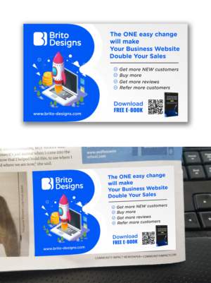 Newspaper ad for web design services | Advertisement Design by ecorokerz