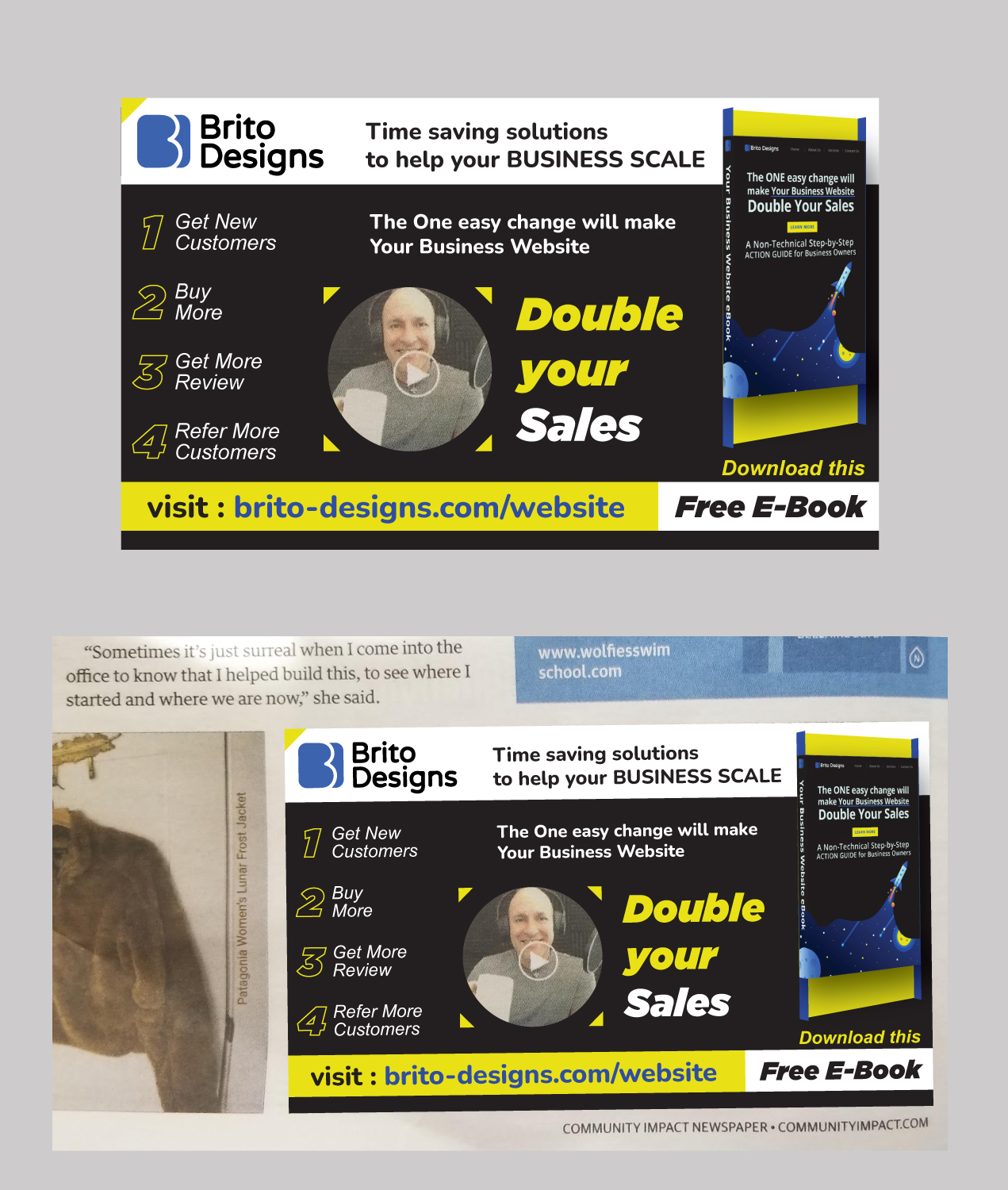 Advertisement Design by saurov for Brito Designs | Design #27698714