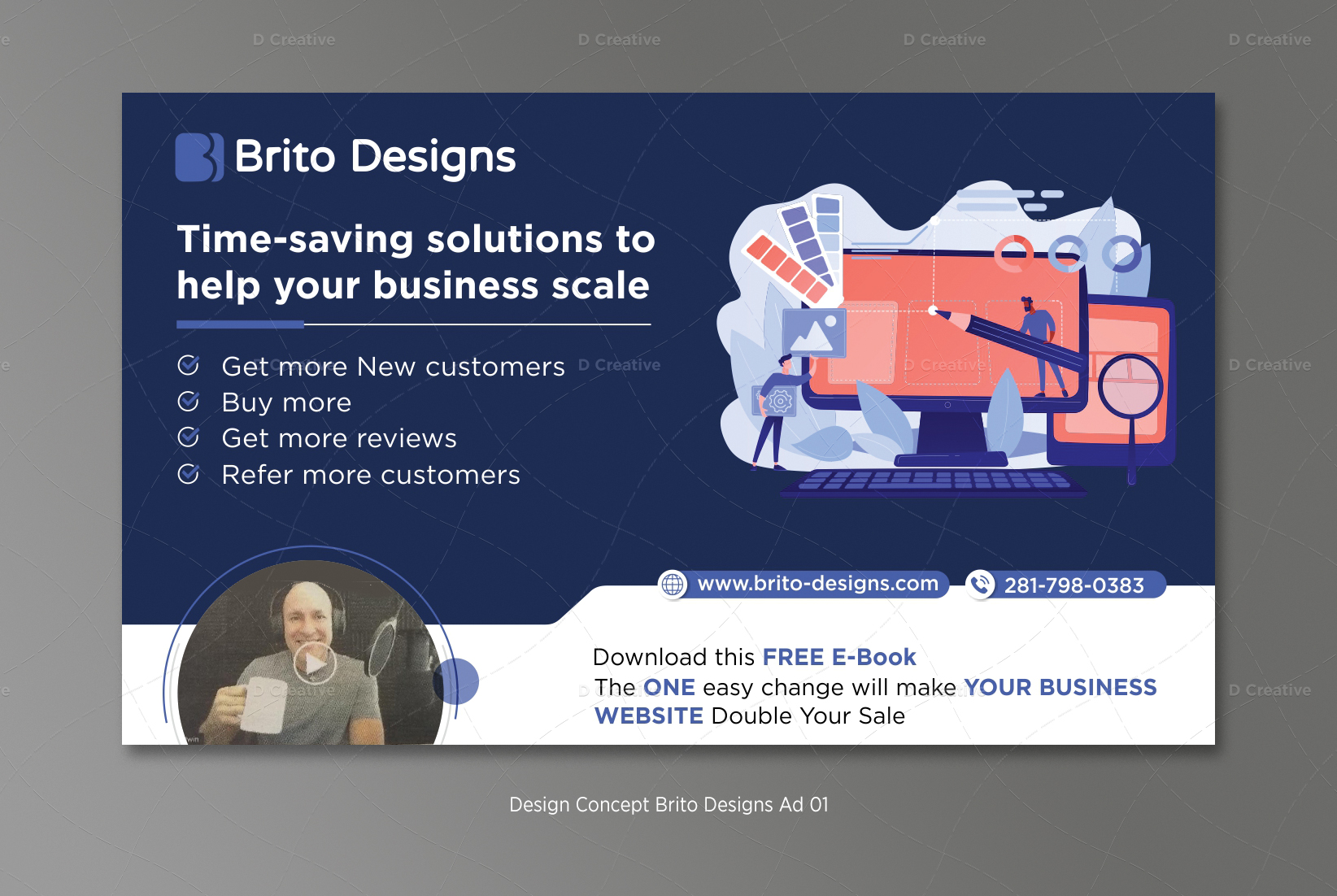 Design Publicitaire par D Creative pour Brito Designs | Design #27695004
