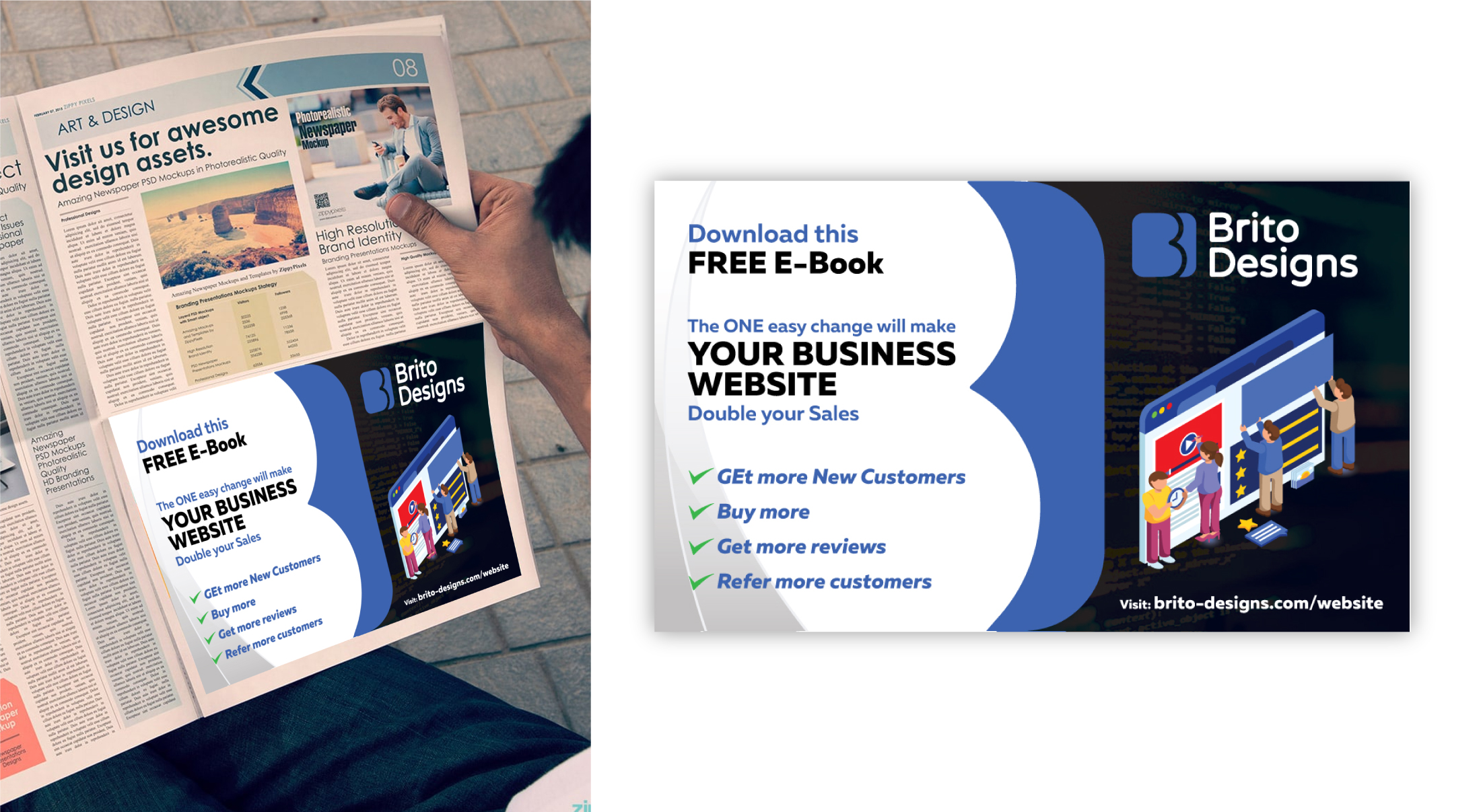 Advertisement Design by Fusionex Studio for Brito Designs | Design #27694432