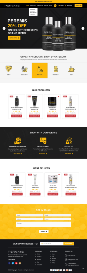 Diseño Web por pb para Peremis | Diseño #27711552