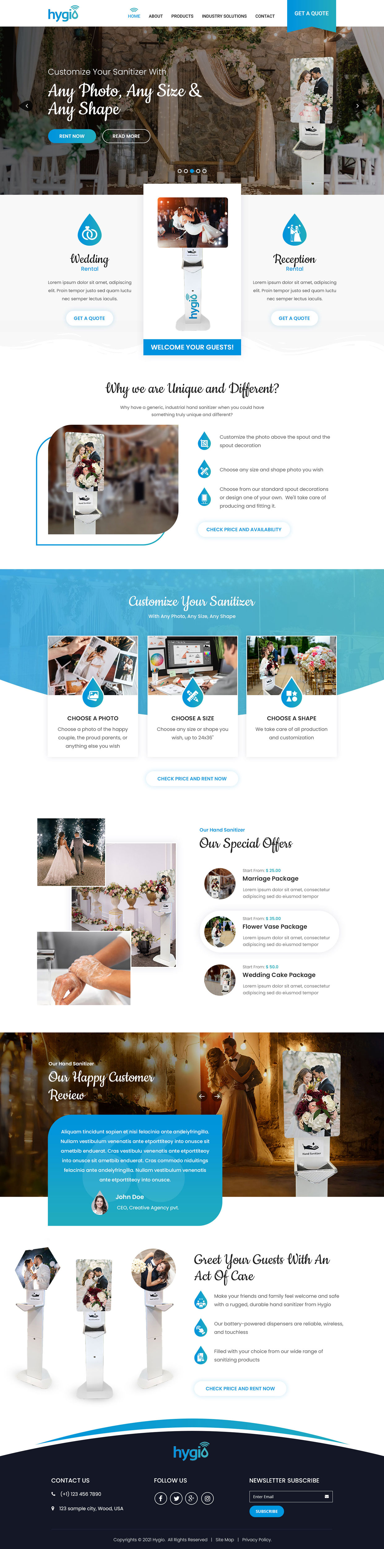 Web Design by VC for Hygio LLC | Design #27720860