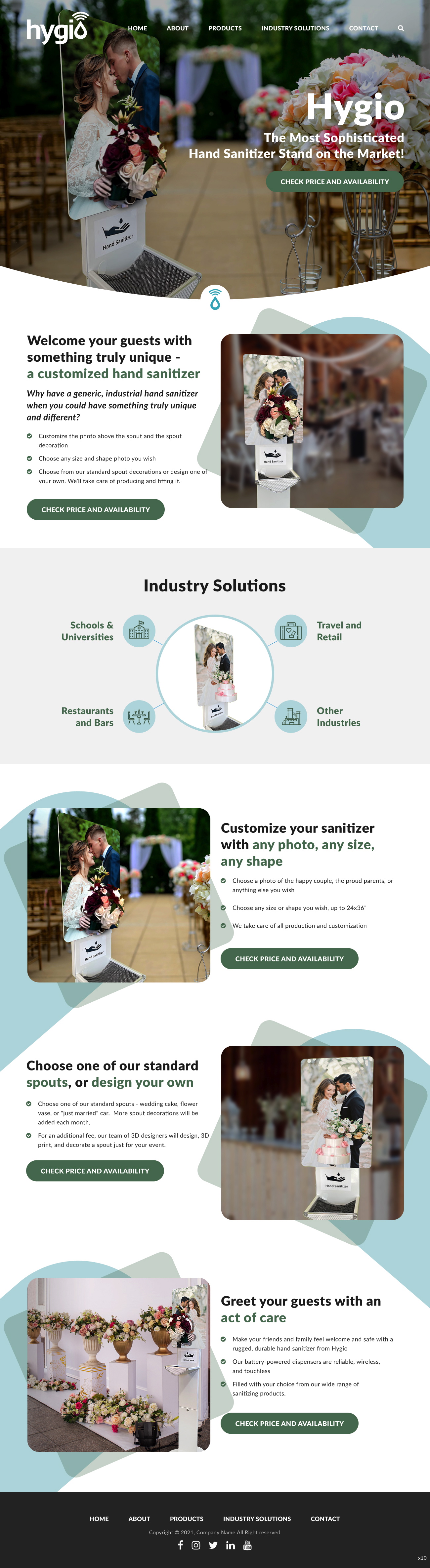 Web Design by pb for Hygio LLC | Design #27699832