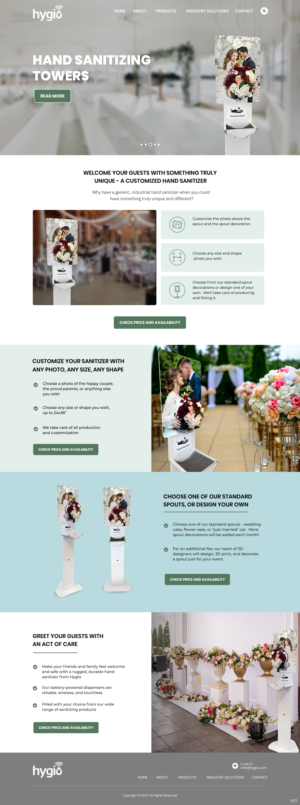 Web Design by pb for Hygio LLC | Design #27705935