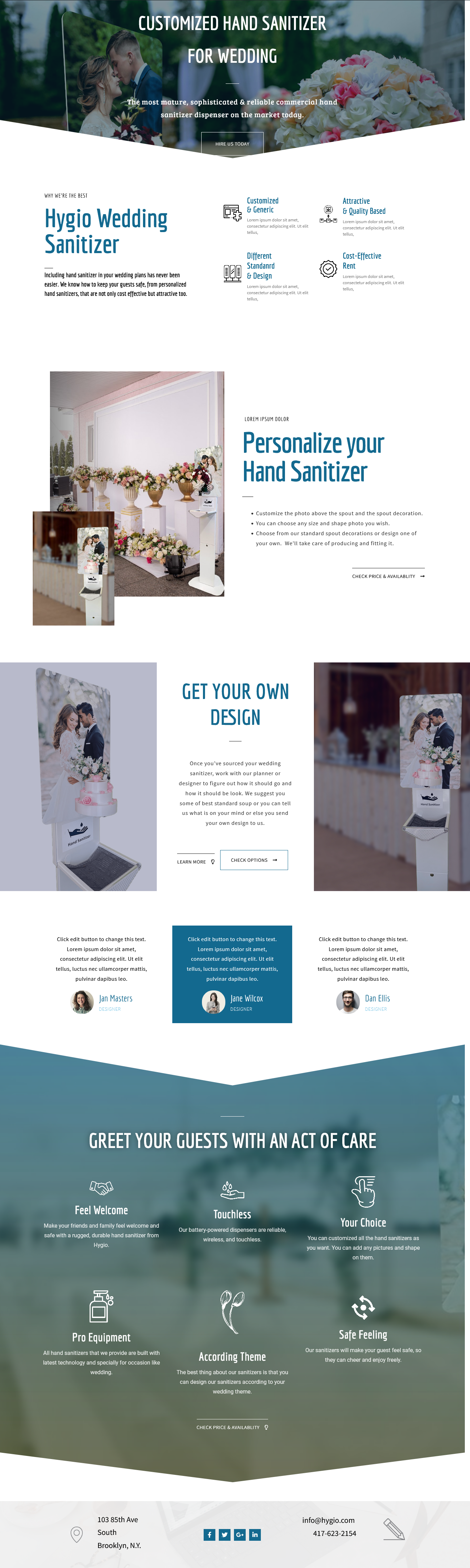Web Design by raj007 for Hygio LLC | Design #27720852