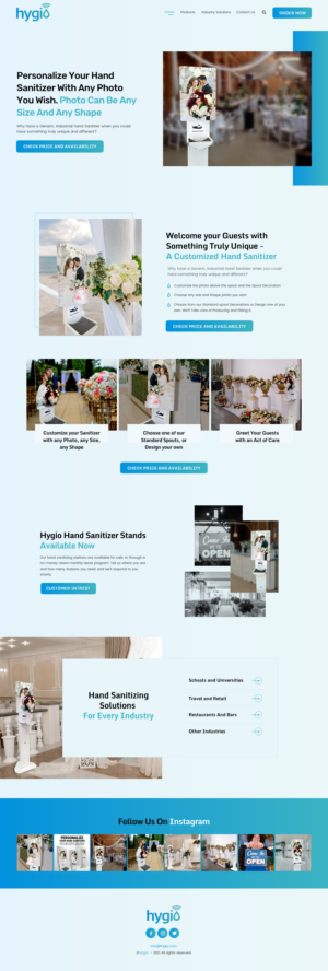 Web Design by rightway for Hygio LLC | Design: #27705604