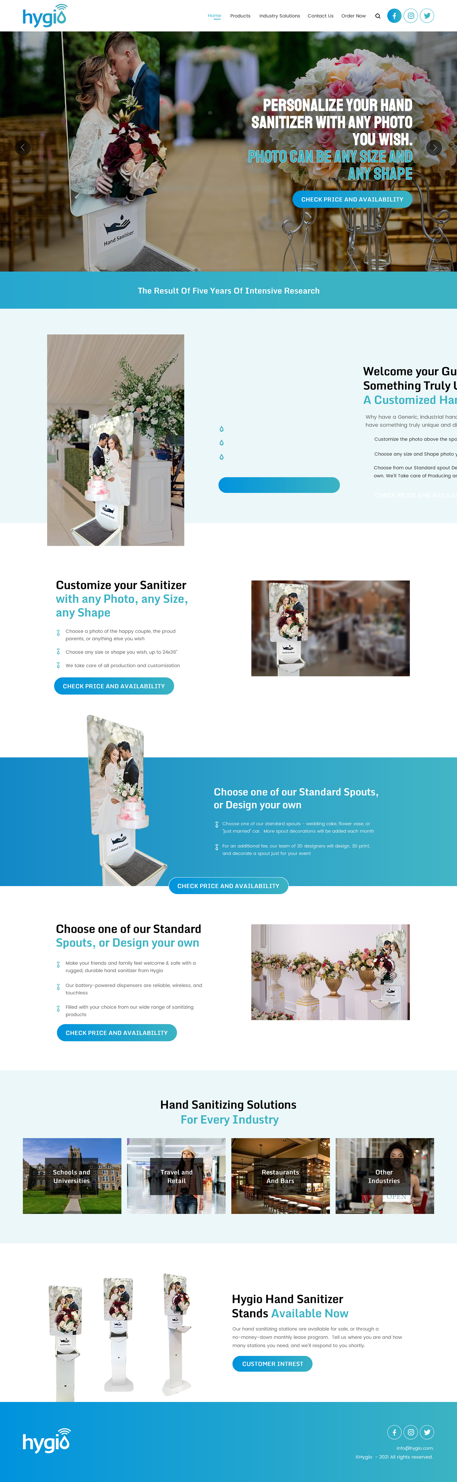 Web Design by rightway for Hygio LLC | Design #27705605