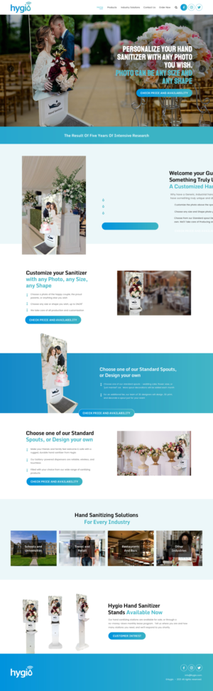 Web Design by rightway for Hygio LLC | Design: #27705605