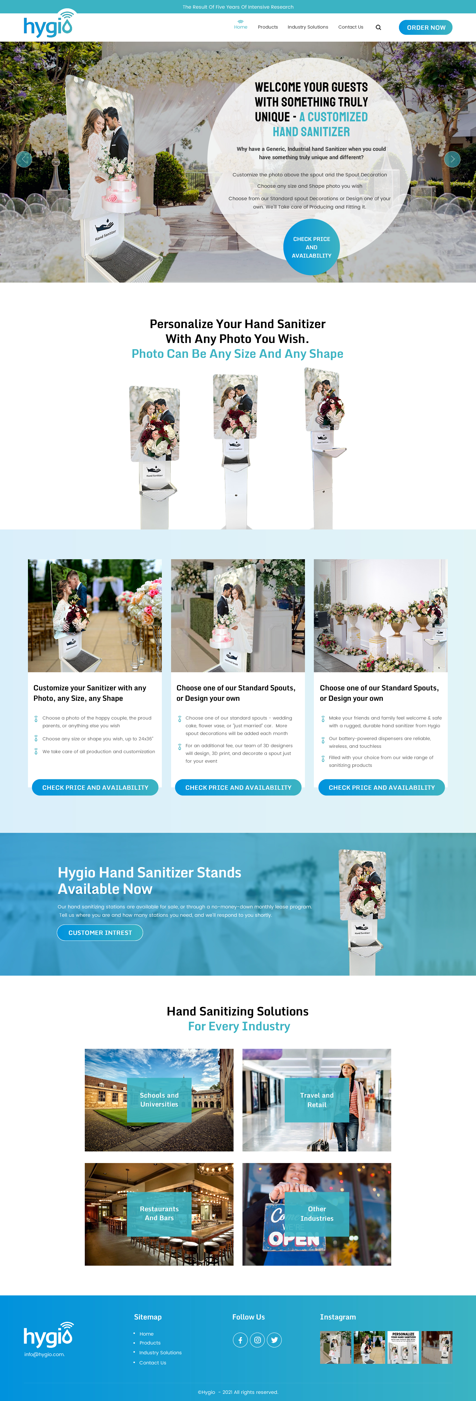 Web Design by rightway for Hygio LLC | Design #27705606
