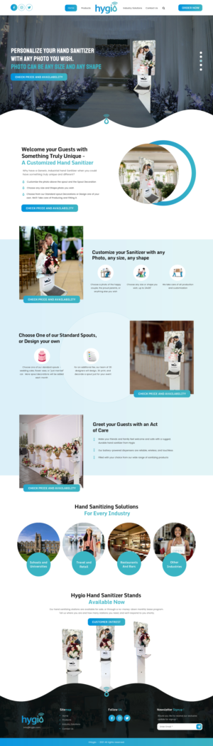 Web Design by rightway for Hygio LLC | Design: #27705607