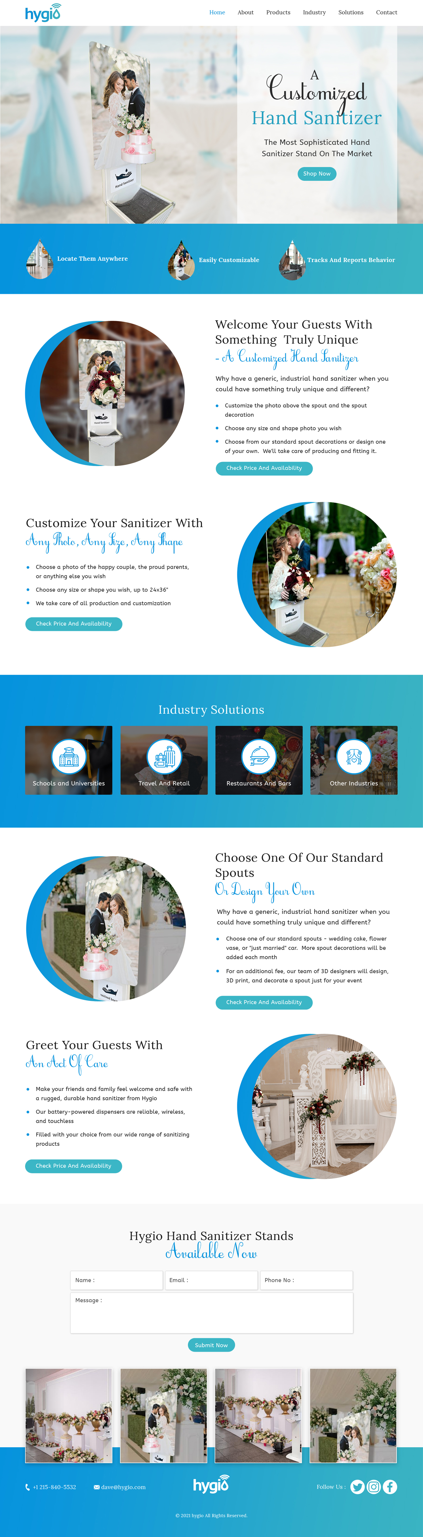 Web Design by sai.designer87 for Hygio LLC | Design #27705839