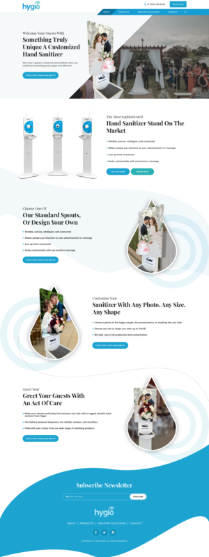 Web Design by sai.designer87 for Hygio LLC | Design: #27705846