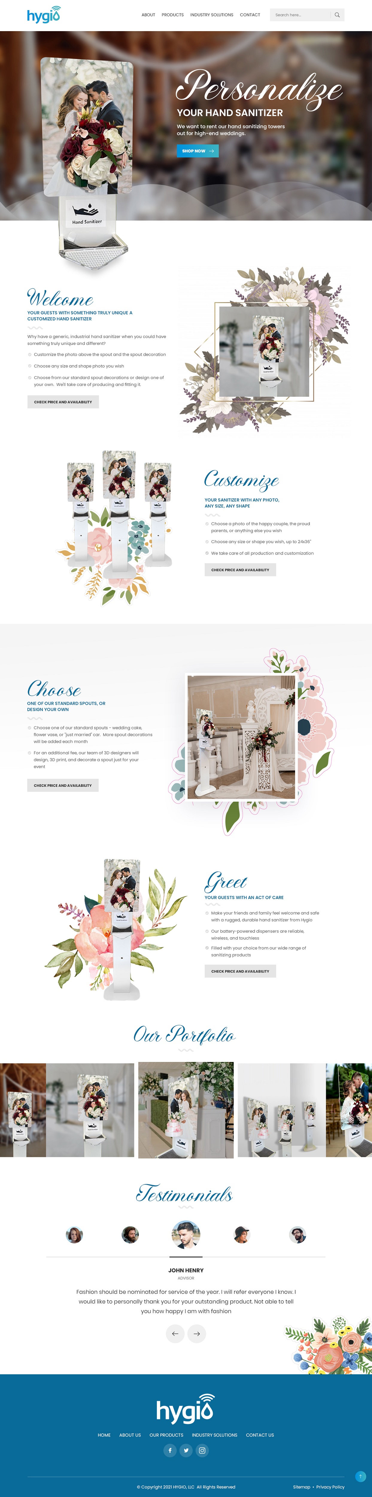 Web Design by nzdesigners for Hygio LLC | Design #27715030