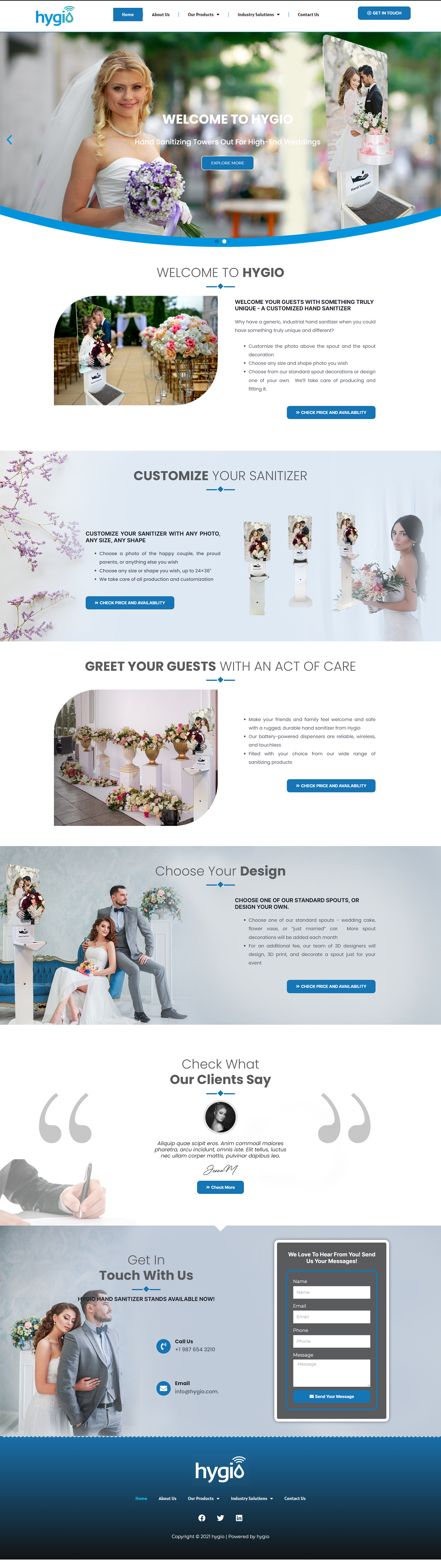Web Design by JohnDigiTech for Hygio LLC | Design #27732257