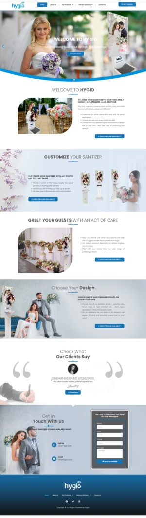 Web Design by JohnDigiTech for Hygio LLC | Design: #27732257