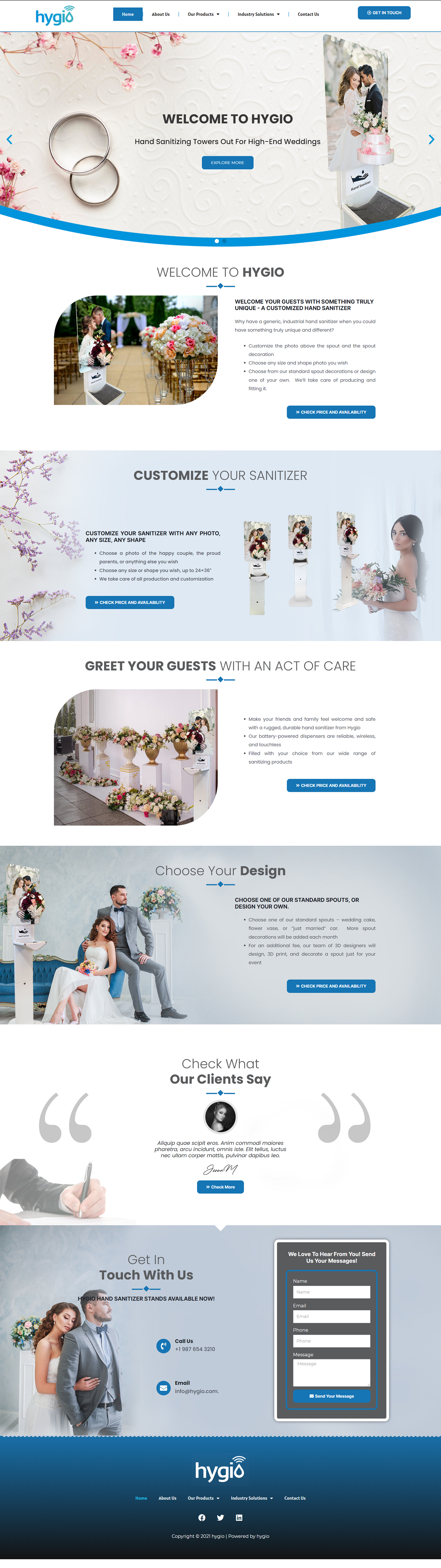 Web Design by JohnDigiTech for Hygio LLC | Design #27732258