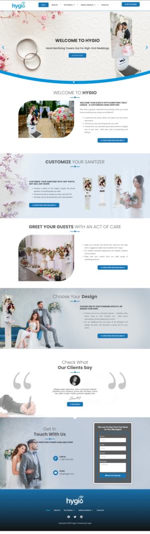 Web Design by JohnDigiTech for Hygio LLC | Design: #27732258
