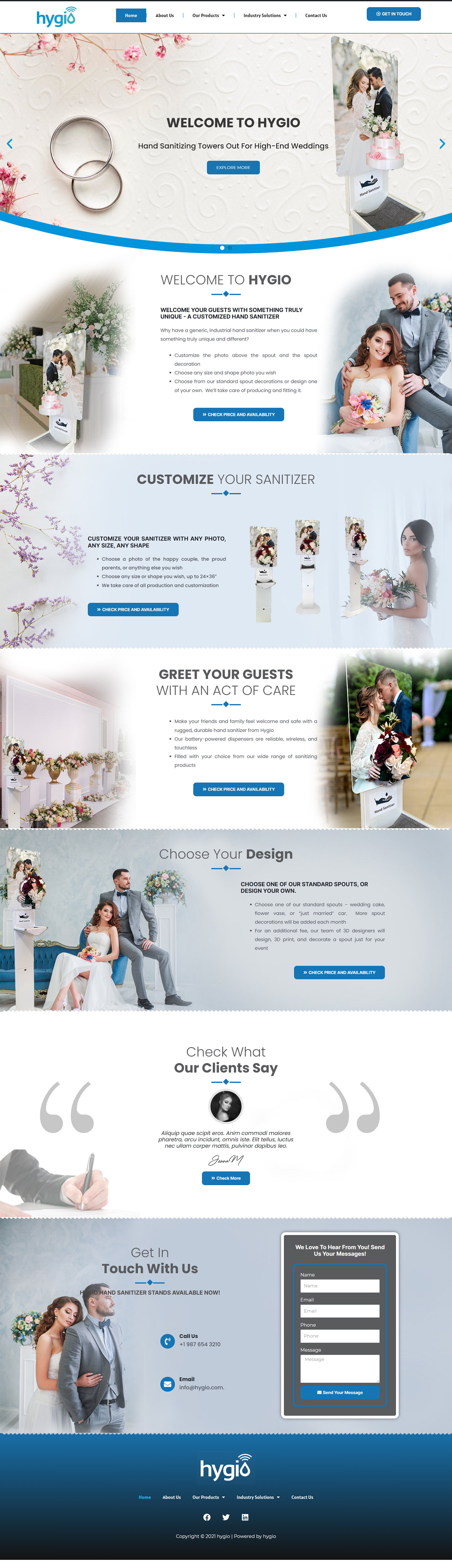 Web Design by JohnDigiTech for Hygio LLC | Design #27732265