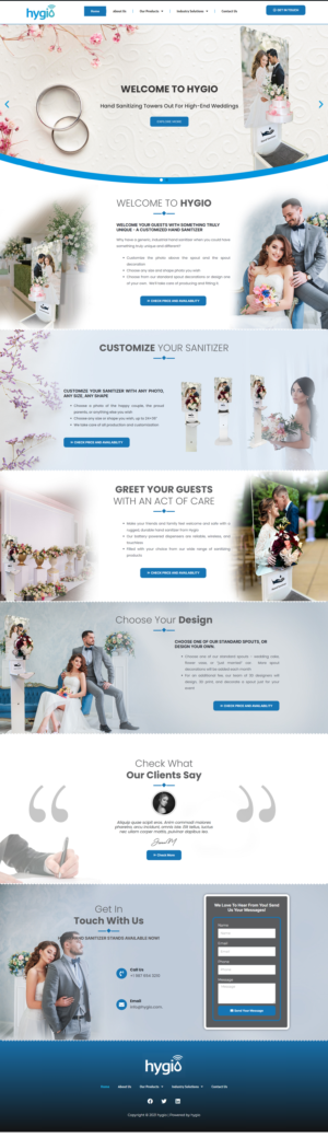 Web Design by JohnDigiTech for Hygio LLC | Design: #27732265