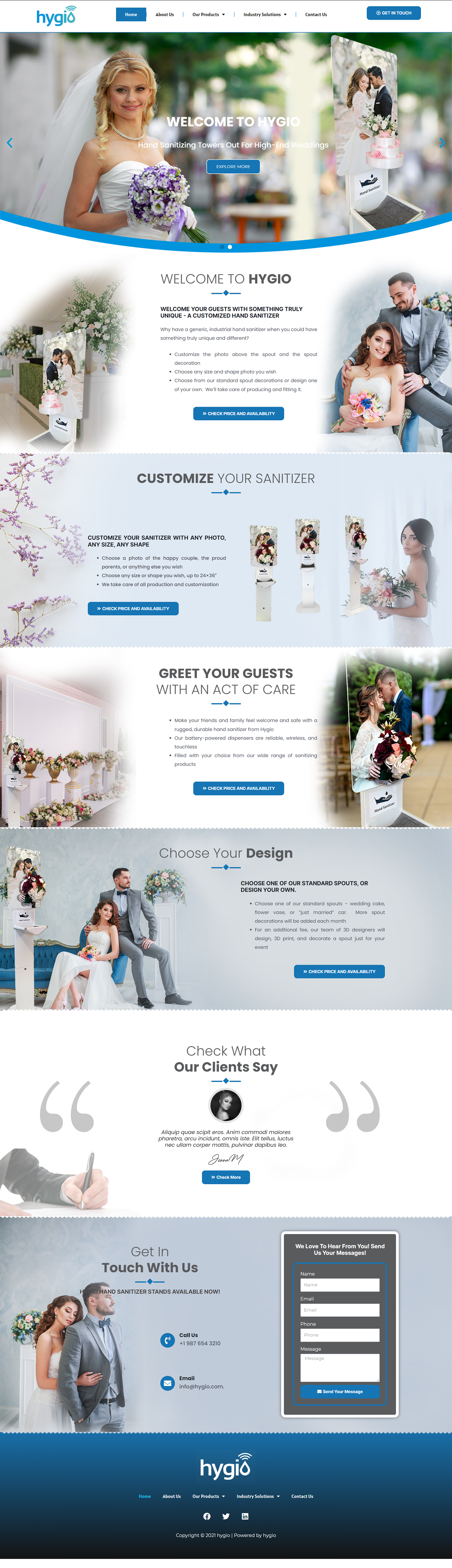 Web Design by JohnDigiTech for Hygio LLC | Design #27732266