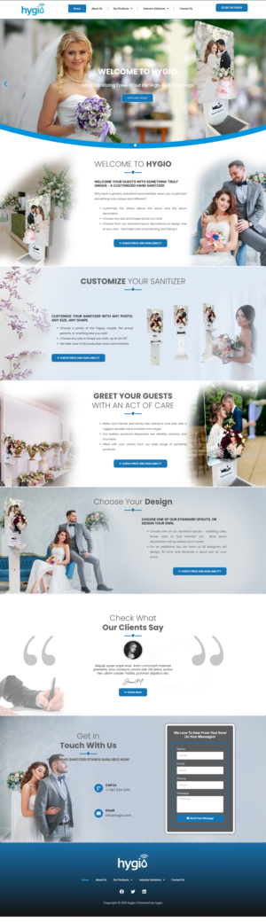 Web Design by JohnDigiTech for Hygio LLC | Design: #27732266