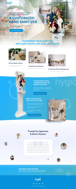 Web Design by iworksdesign for Hygio LLC | Design #27705484