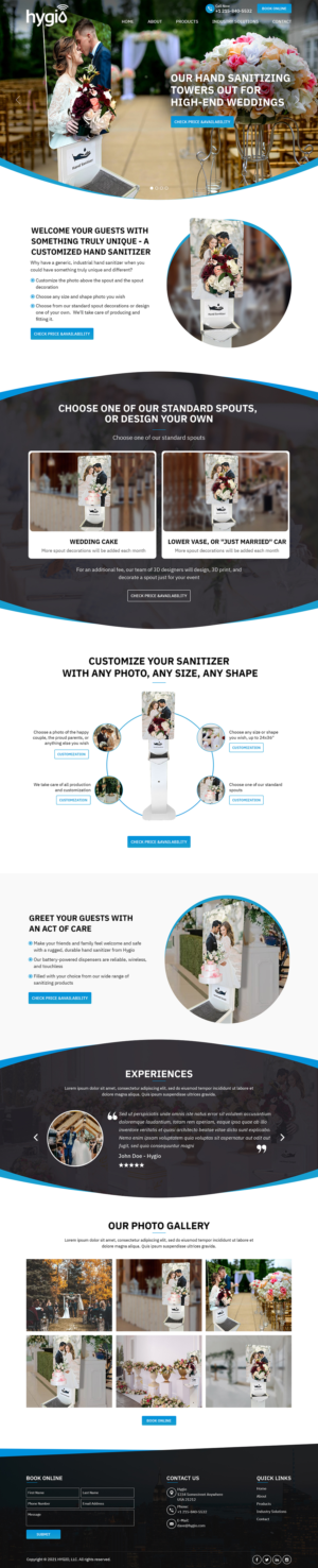 Web Design by Titan Eagle for Hygio LLC | Design: #27694381