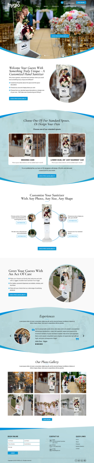 Web Design by Titan Eagle for Hygio LLC | Design: #27698782