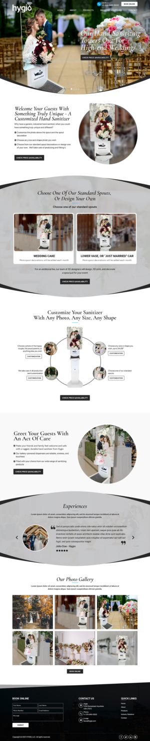 Web Design by Titan Eagle for Hygio LLC | Design: #27700473