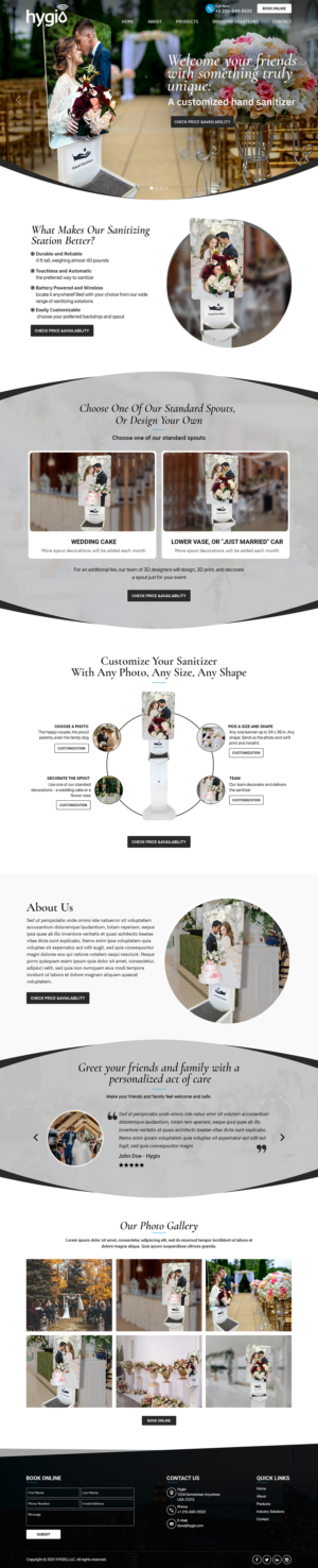 Web Design by Titan Eagle for Hygio LLC | Design: #27738422
