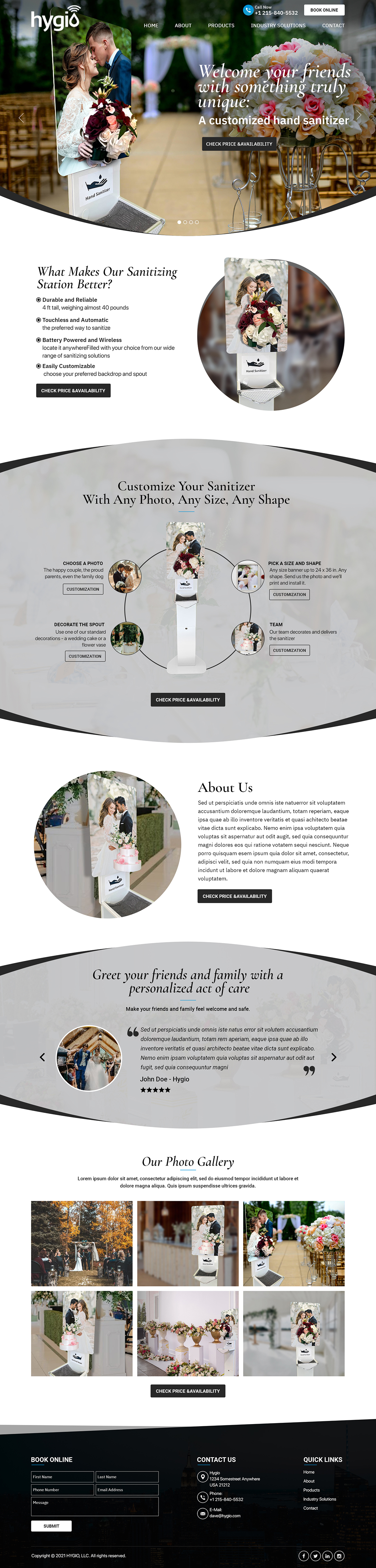 Web Design by Titan Eagle for Hygio LLC | Design #27738430