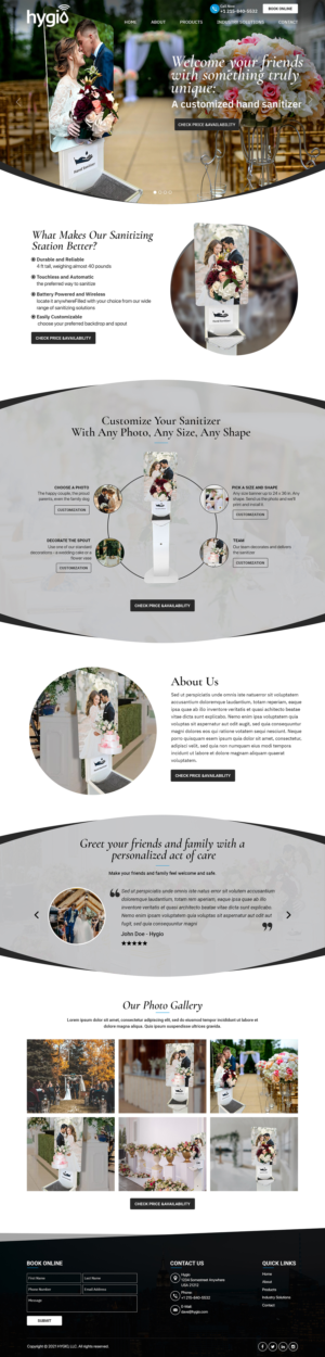 Web Design by Titan Eagle for Hygio LLC | Design: #27738430