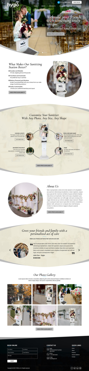 Web Design by Titan Eagle for Hygio LLC | Design: #27748256