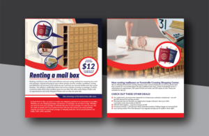 Design de Flyer par Deziners Zone pour Qwik Pack & Ship Raleigh | Design : #27698097