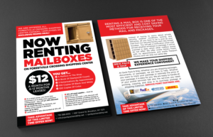 Design de Flyer par Benson M. pour Qwik Pack & Ship Raleigh | Design : #27697802