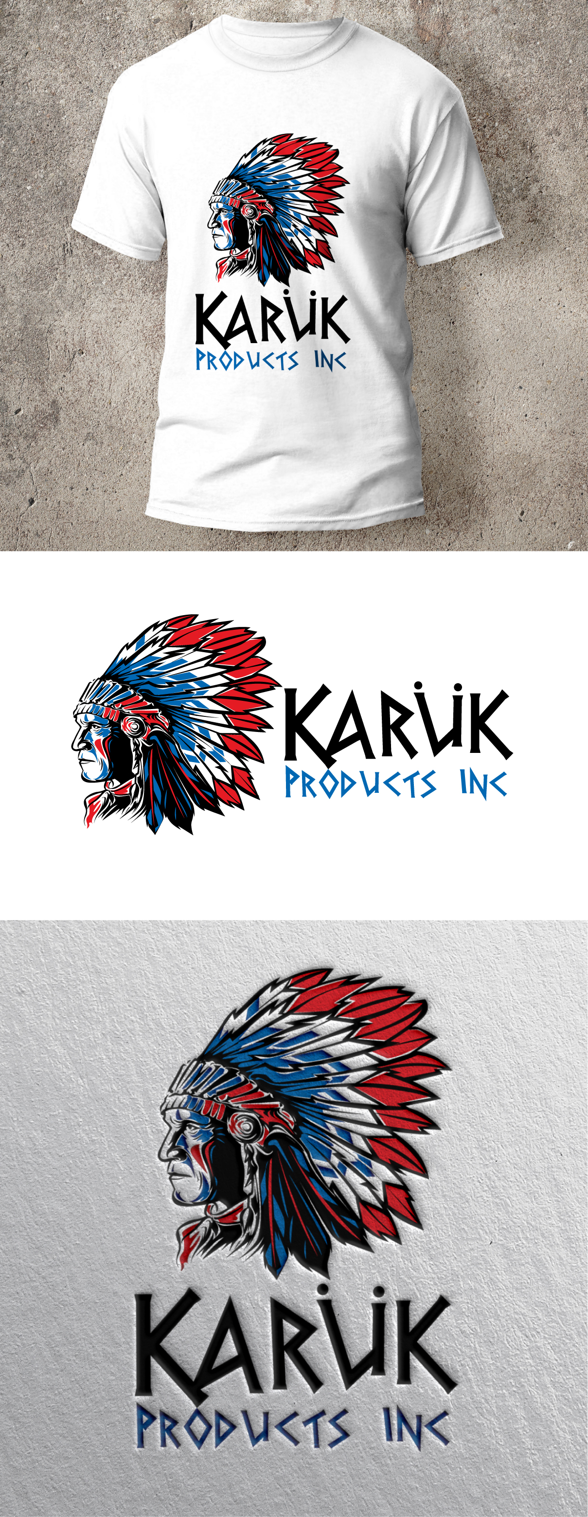 Logo Design by blue eye for Karuk Products Inc. | Design #27699390