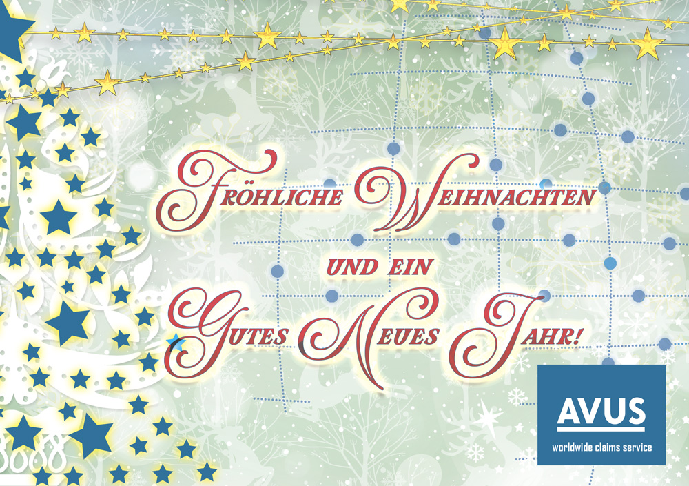 Greeting Card Design by tanya_gaysina59 for AVUS worldwide claims service GmbH&CoKG | Design #27703409