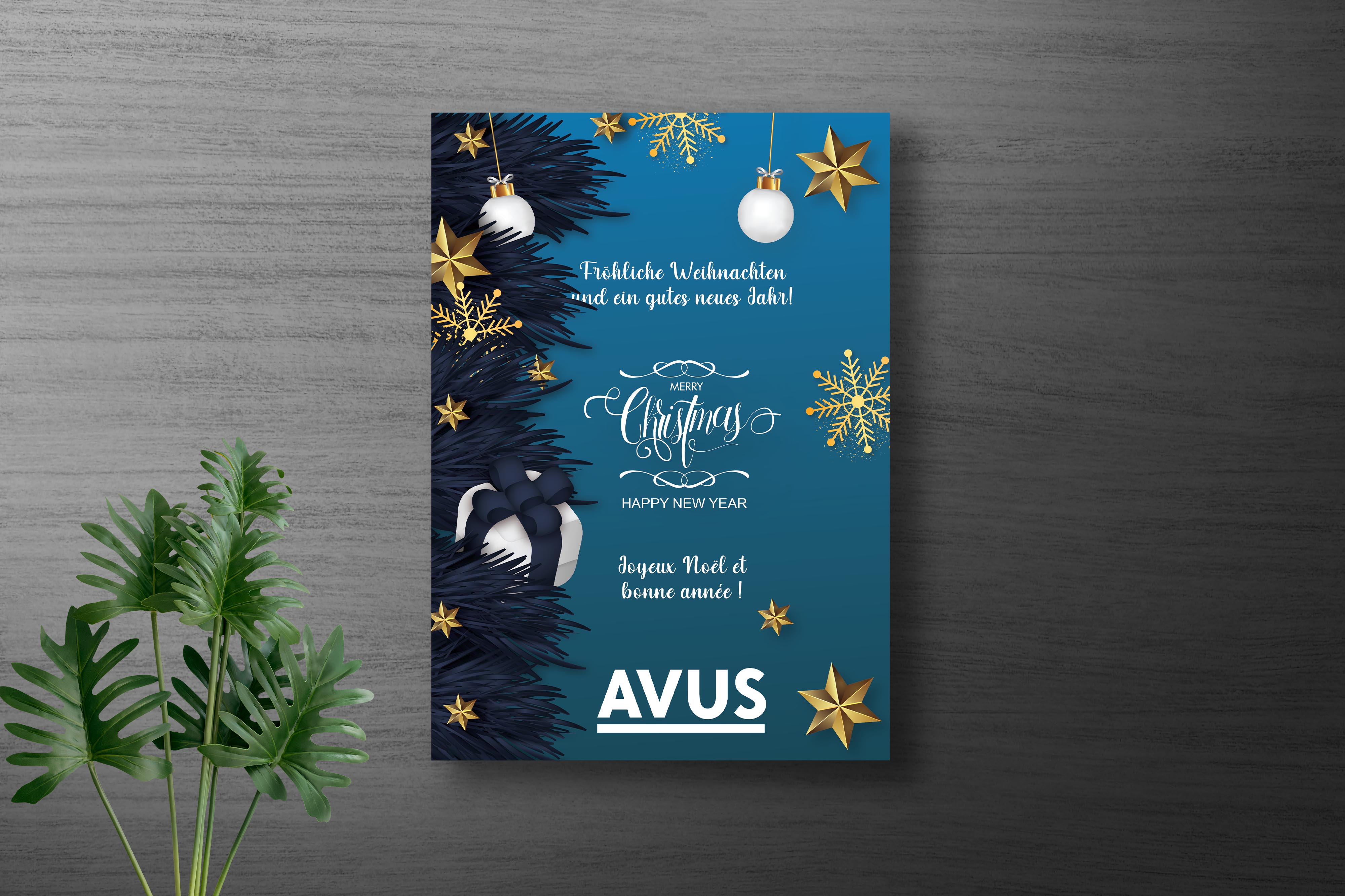 Greeting Card Design by Shamim_Design for AVUS worldwide claims service GmbH&CoKG | Design #27699526