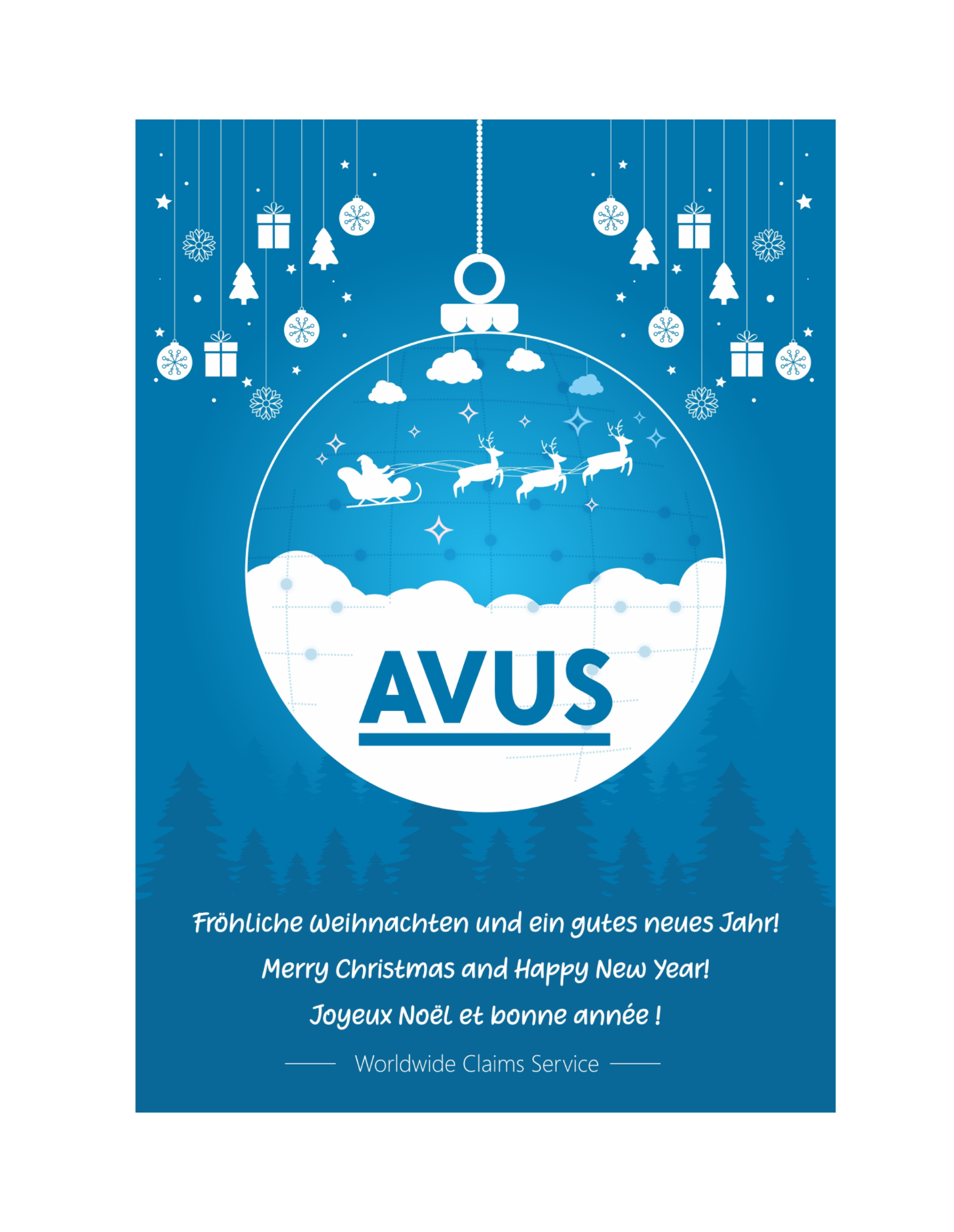 Greeting Card Design by KreativeMadz for AVUS worldwide claims service GmbH&CoKG | Design #27708688