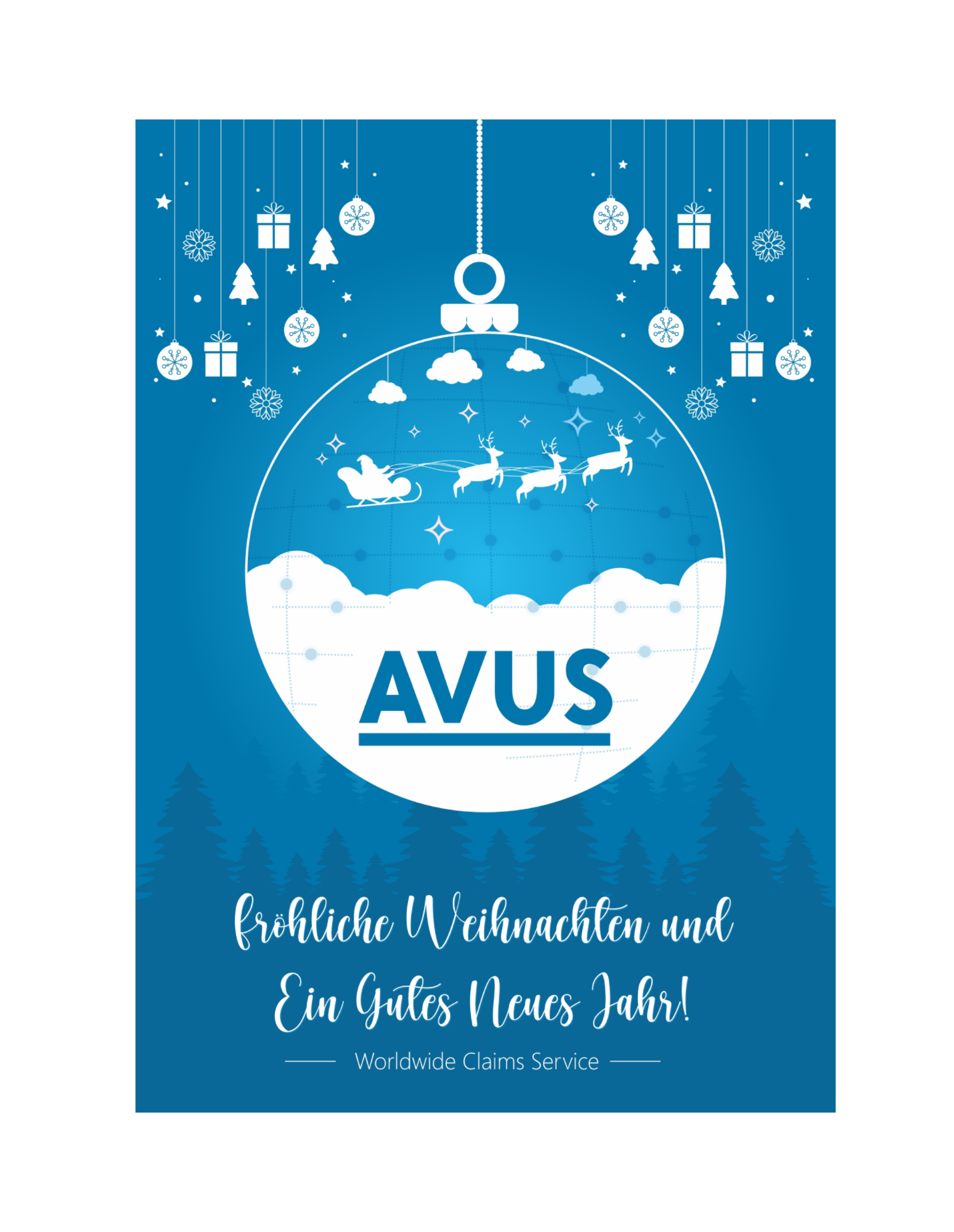 Grusskarten-Design von KreativeMadz für AVUS worldwide claims service GmbH&CoKG | Design #27708690