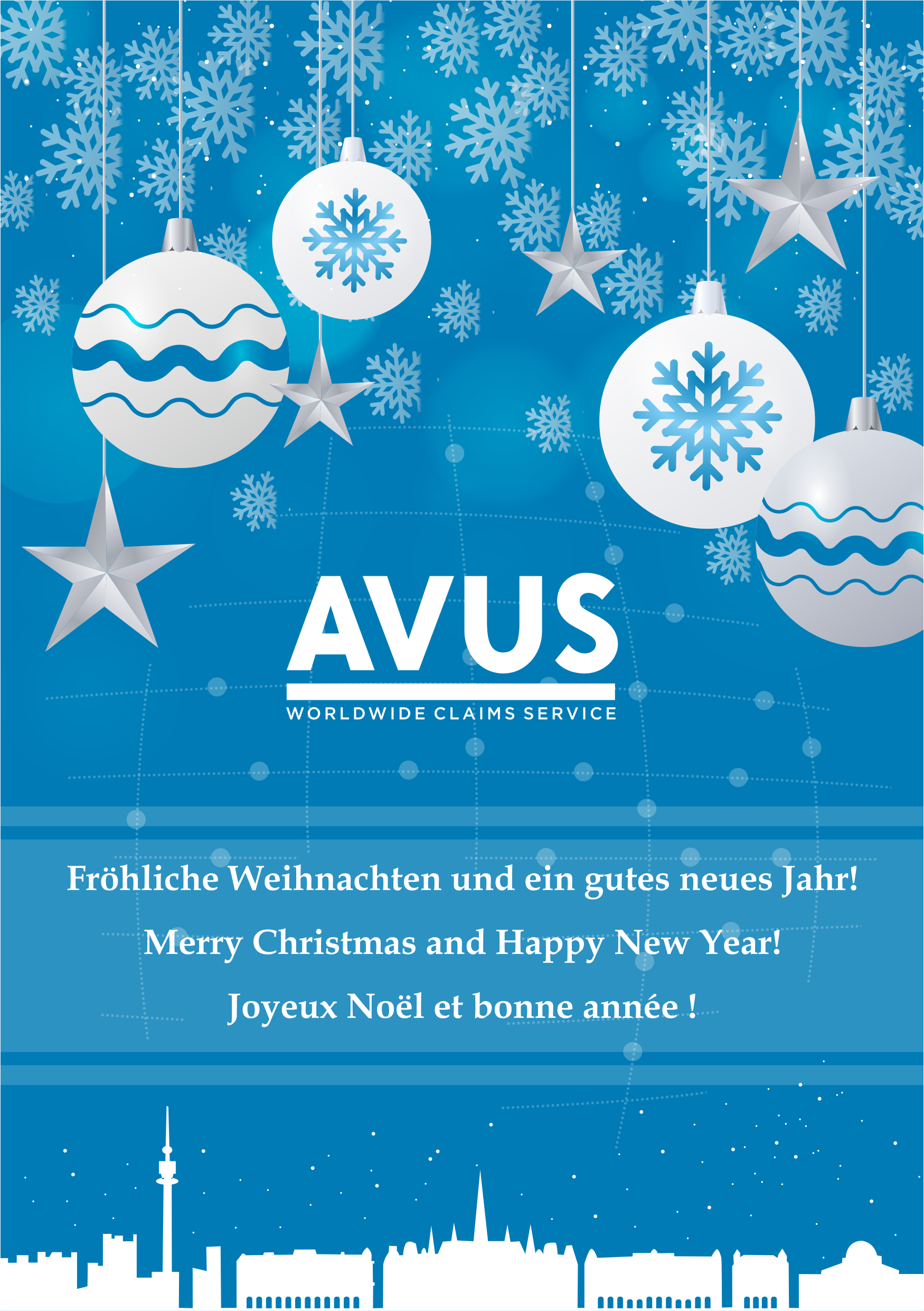 Greeting Card Design by robicahyadi.design for AVUS worldwide claims service GmbH&CoKG | Design #27697929