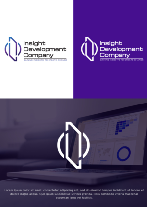 Insight development company.    Gaining insight to create change | Logo Design by ILLUSTRATOR PRO