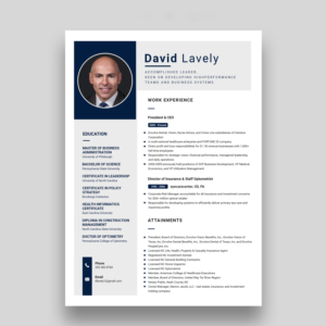 Design de CV par Riyad pour ce projet | Design : #27729081