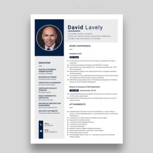 Design de CV par Riyad pour ce projet | Design : #27733157