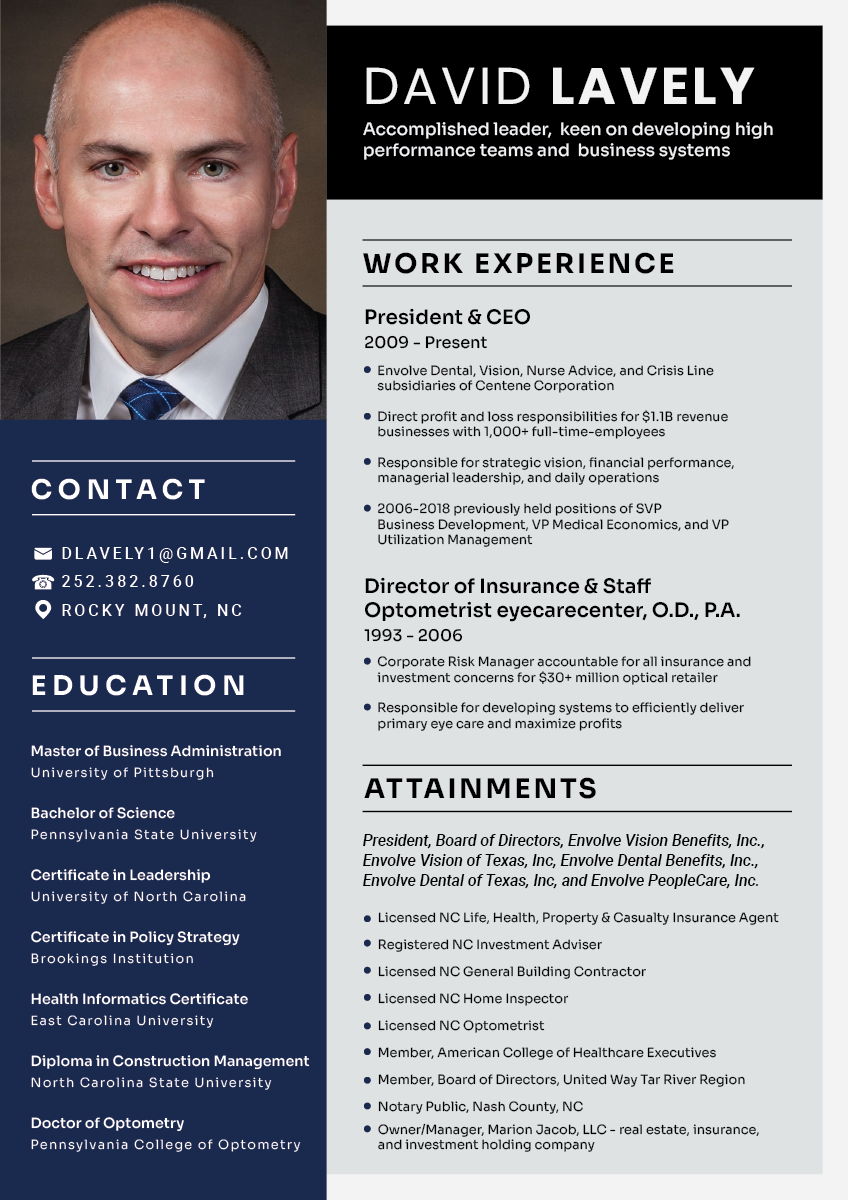 Design de CV par JK18 pour ce projet | Design #27710394