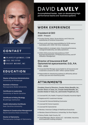 Design de CV par JK18 pour ce projet | Design : #27710394