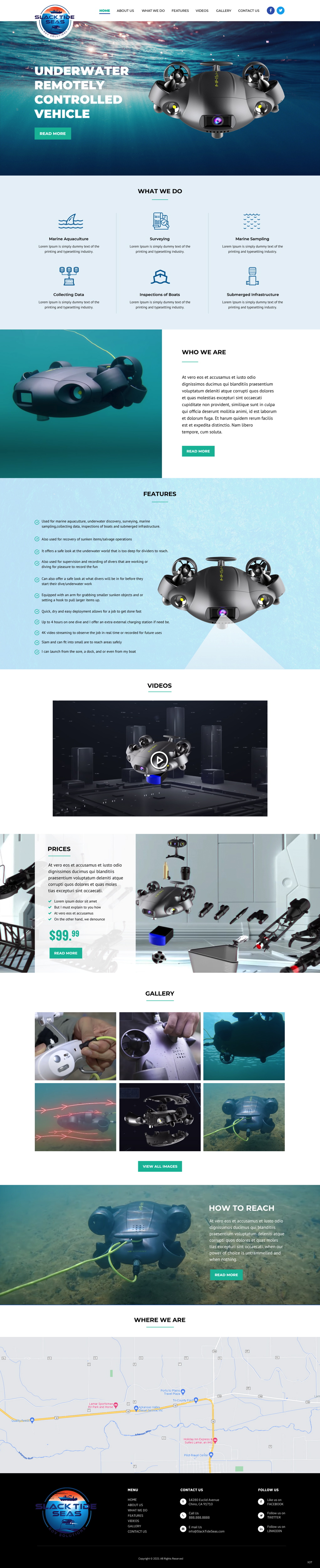 Web Design by pb for Slack Tide Seas | Design #27711603
