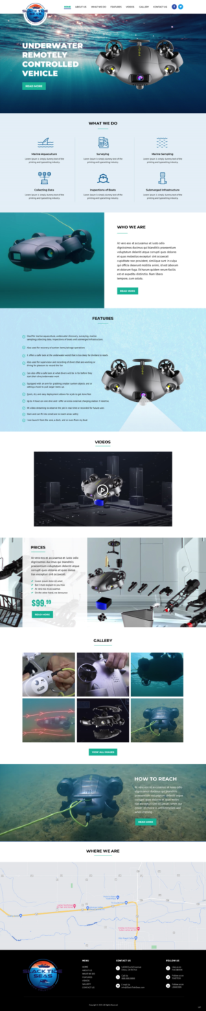 Web Design by pb for Slack Tide Seas | Design #27711603