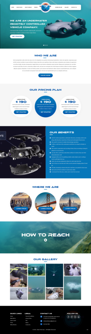 Web Design by pb for Slack Tide Seas | Design: #27711605