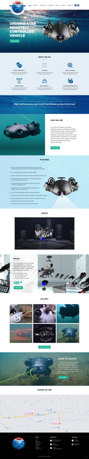 Web Design by pb for Slack Tide Seas | Design: #27721888